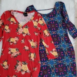 🌸💐 Spring Bundle!! TWO Tunic / Mini dresses!